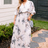 Courtyard Dreaming Floral Maxi Dress Curves Image - 1