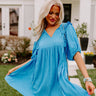 Generate Joy Shift Dress In Ocean Blue Image - 1