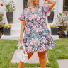 Garden Gypsy Shift Dress Curves Image - 1