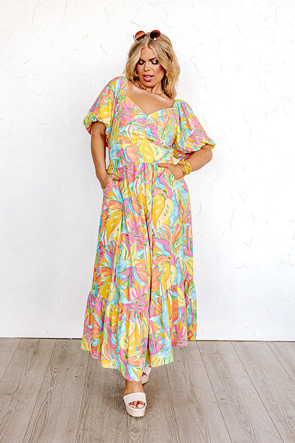 Tulum Sunshine Maxi Dress Curves Image - 1