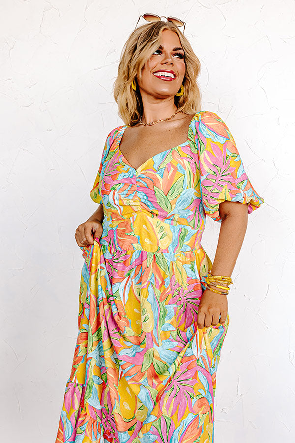 Tulum Sunshine Maxi Dress Curves Image - 5