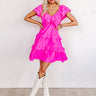 Celebrate And Smile Ruffle Mini Dress Image - 1