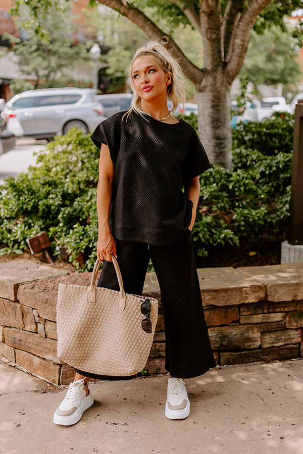 Lattes First Shift Top in Black Image - 1