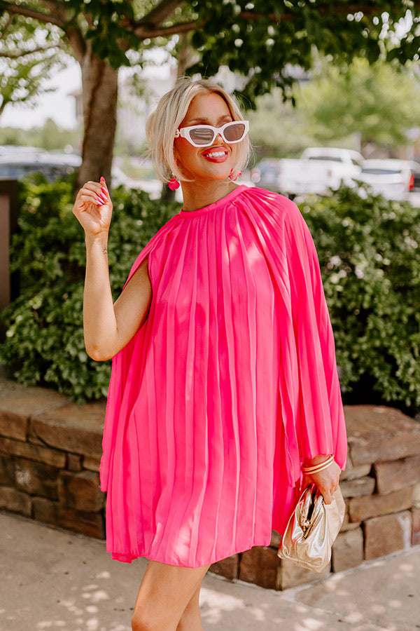 Runway Revelry Shift Dress In Hot Pink • Impressions Online Boutique
