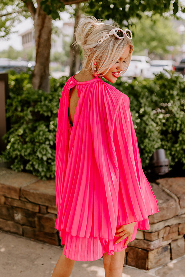 Runway Revelry Shift Dress In Hot Pink – Impressions Online Boutique