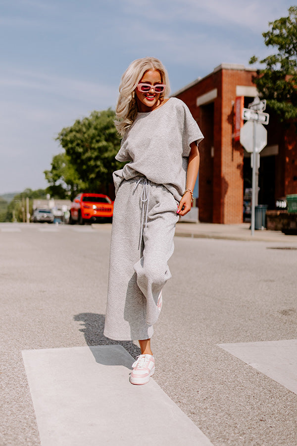 Lattes First Shift Top in Grey Image - 3