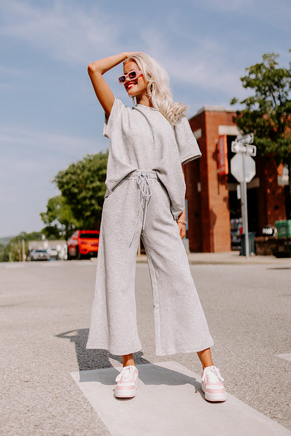 Lattes First Shift Top in Grey Image - 1