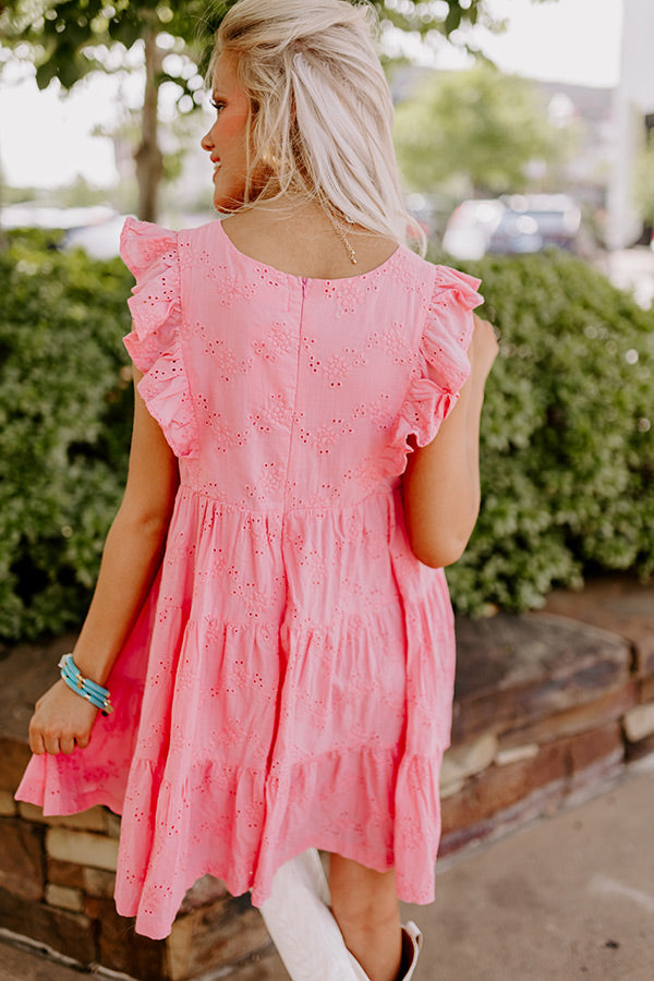 Write It Down Eyelet Dress Image - 5