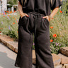 Lattes First High Waist Trousers in Black Curves Image - 1