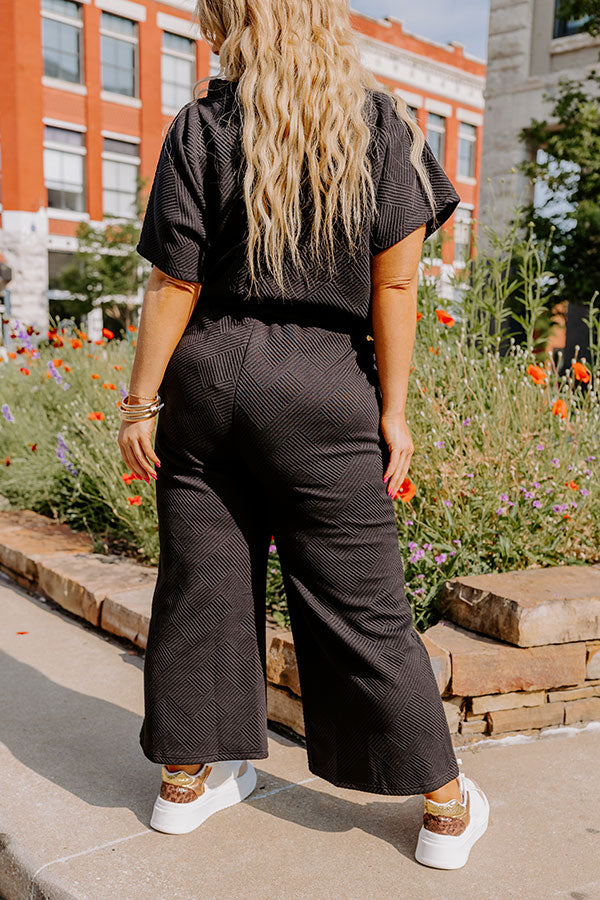 Lattes First High Waist Trousers in Black Curves Image - 4