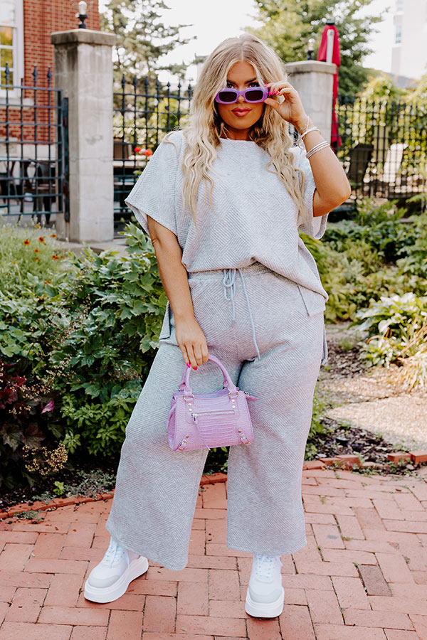 Essentially Chic Shift Top In Grey Curves Image - 2