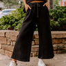 Lattes First High Waist Trousers in Black Image - 1