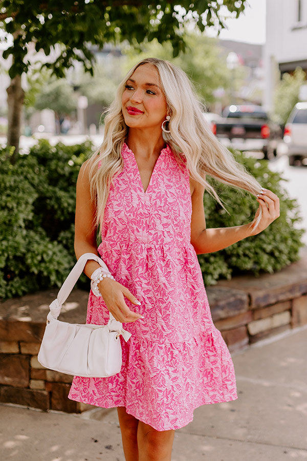 Came For Cocktails Mini Dress In Pink Image - 3