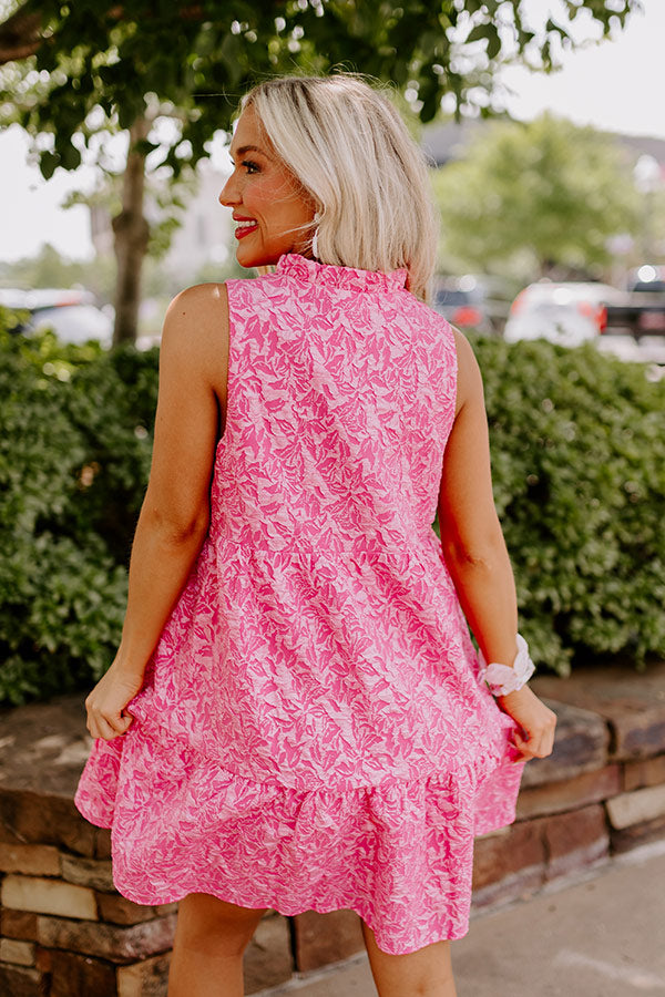 Came For Cocktails Mini Dress In Pink Image - 5