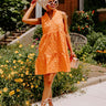 Came For Cocktails Mini Dress In Orange Image - 1