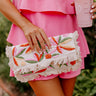 Tulum Skies Embroidered Clutch Image - 1