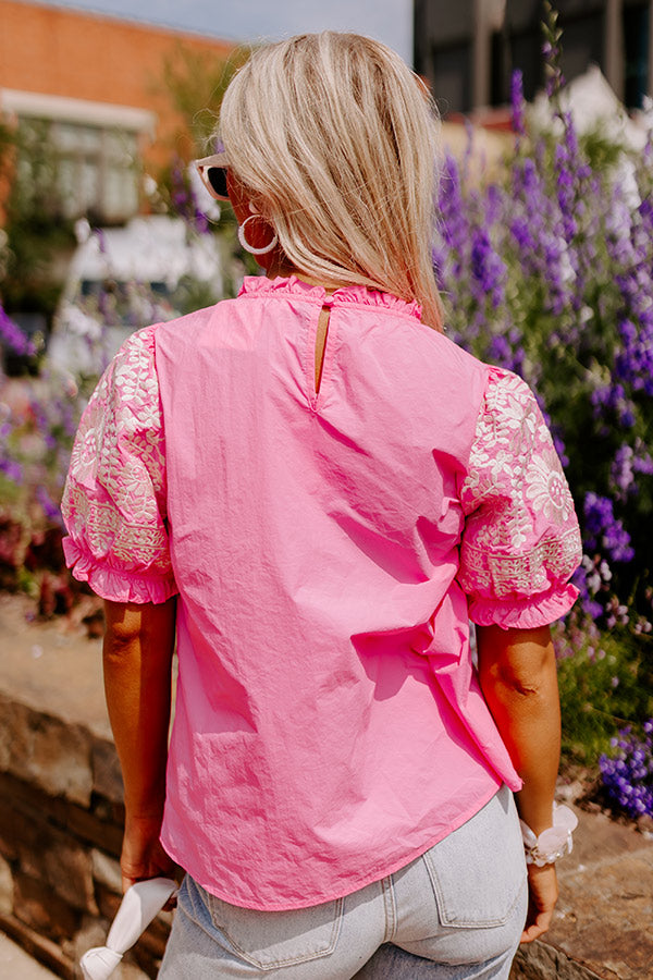 Obviously Lovely Embroidered Top Image - 4