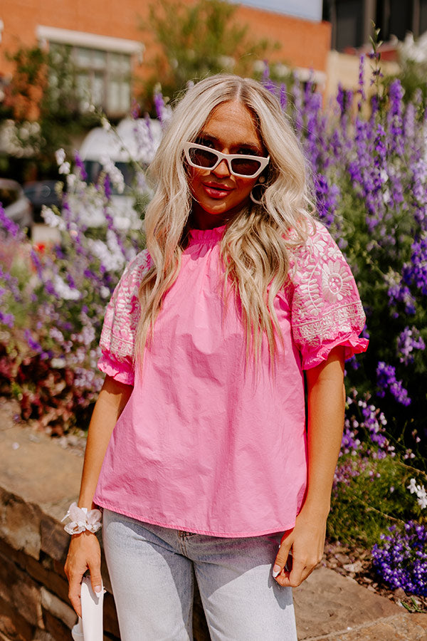 Obviously Lovely Embroidered Top Image - 3