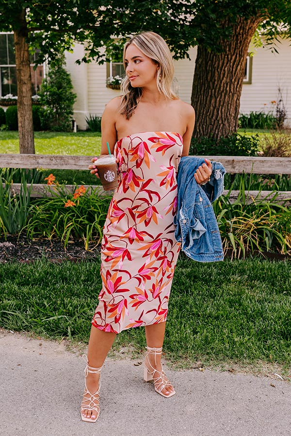 Gorgeous Estate Satin Midi Image - 4