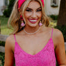 Humming Sweetly Embellished Headband In Fuchsia Image - 1