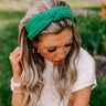 Humming Sweetly Embellished Headband In Green Image - 1