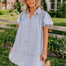 Weekend Breeze Denim Shift Dress Image - 1