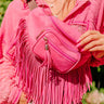 Trip Of My Life Fringe Fanny Pack In Pink Image - 1