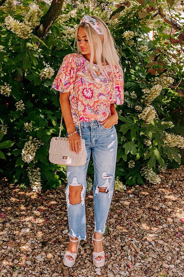 Joyful Smiles Shift Top Image - 1