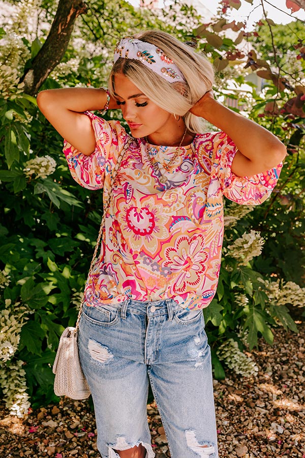 Joyful Smiles Shift Top Image - 2