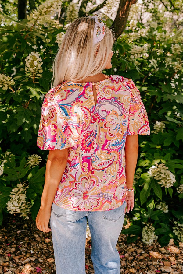 Joyful Smiles Shift Top Image - 4