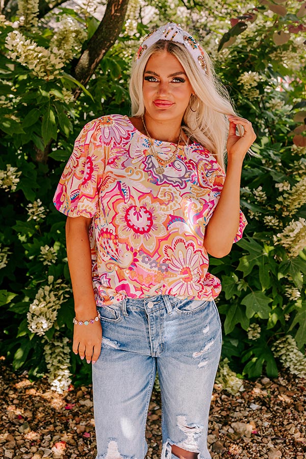 Joyful Smiles Shift Top Image - 3