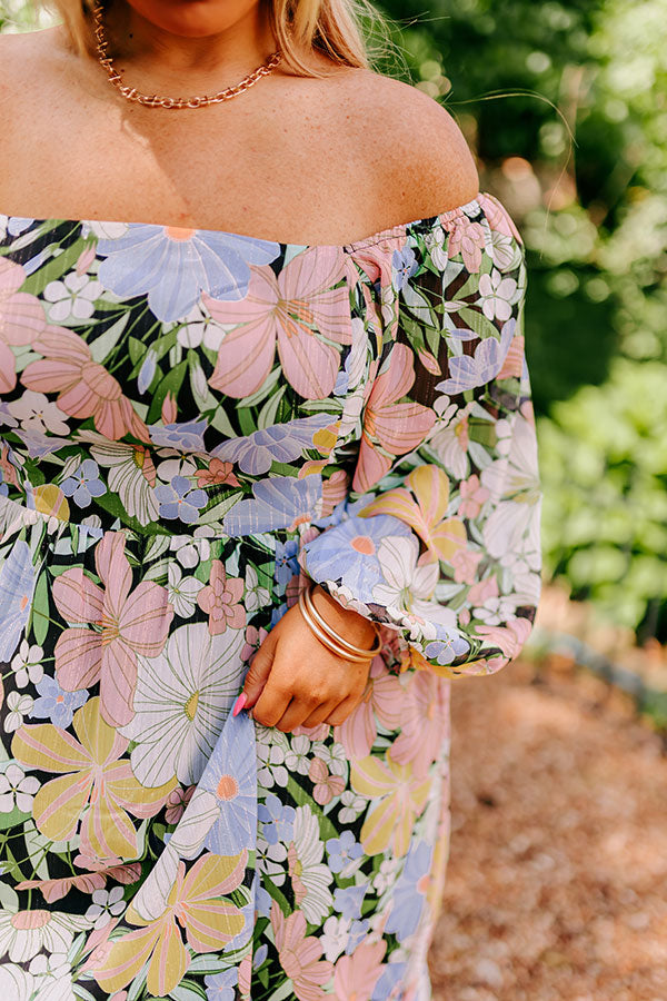 Time For Bliss Floral Midi Curves Image - 5