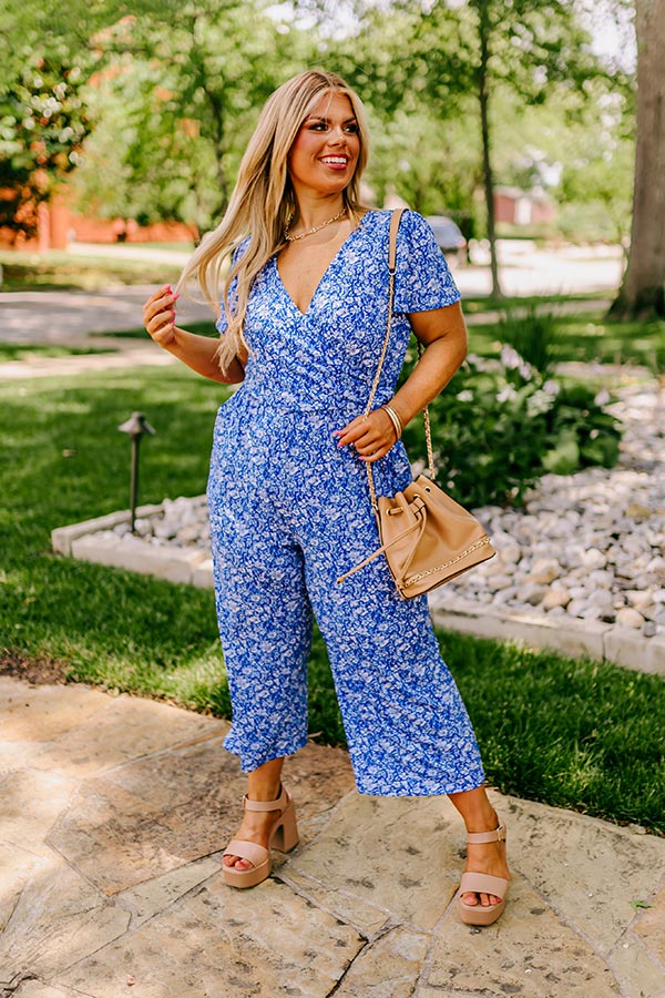 Floral Galore Jumpsuit Curves Image - 2