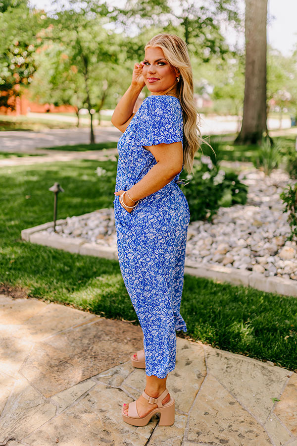 Floral Galore Jumpsuit Curves Image - 5