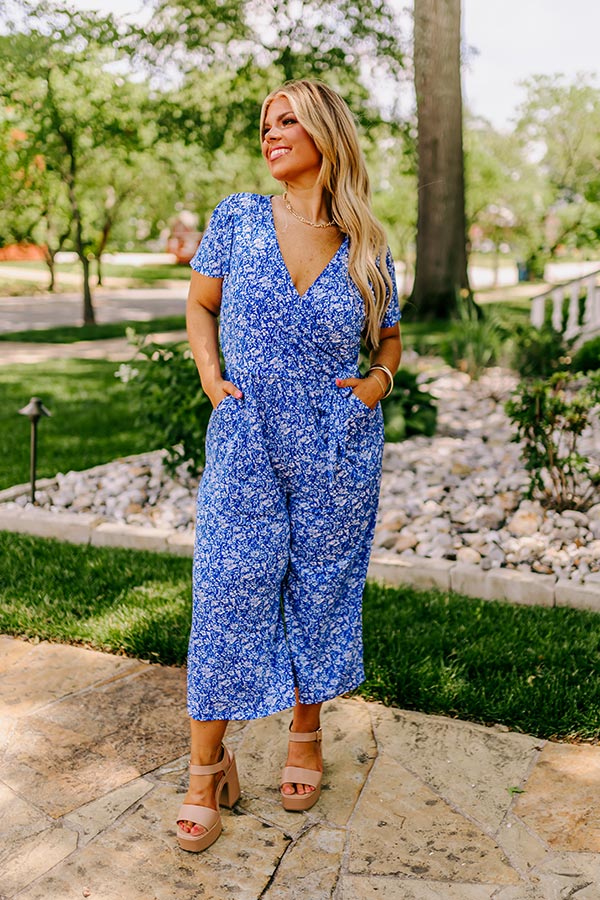 Floral Galore Jumpsuit Curves Image - 3