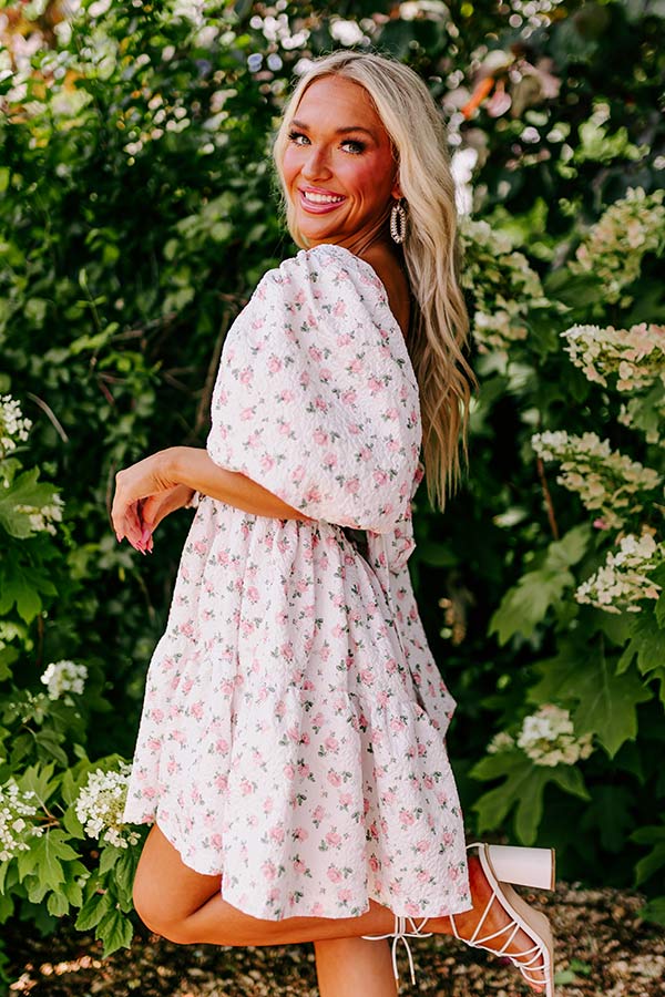 Making Joy Floral Mini Dress Image - 4