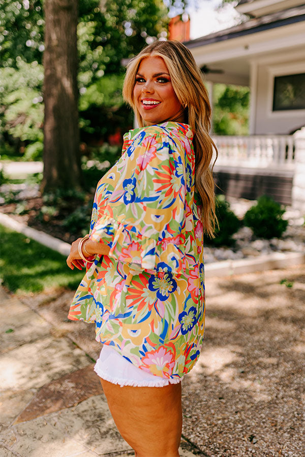 Island Lover Button Up Curves Image - 2