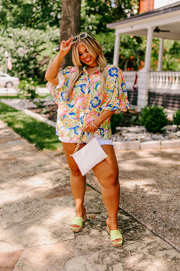 Island Lover Button Up Curves Image - 5