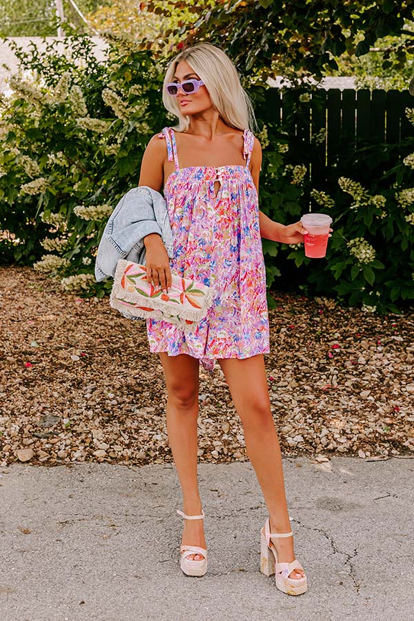 Sweet Like Honey Romper In Violet Image - 1