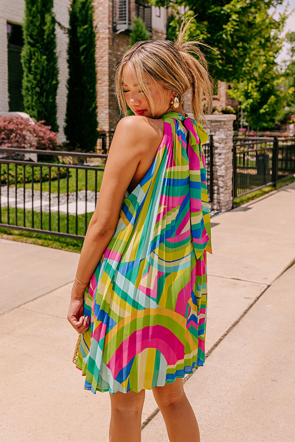 Sweetest Nothings Pleated Mini Dress Image - 3