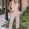 In Full Bloom Denim Jumpsuit Image - 1