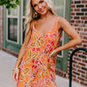 Blossom Bliss Mini Dress In Orange Image - 1