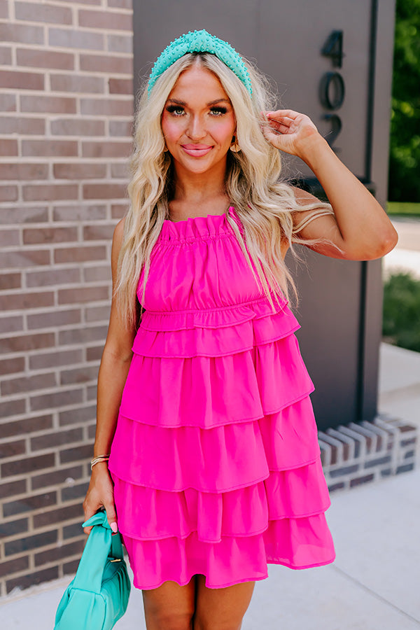 Editor In Chic Tiered Mini Dress Image - 2