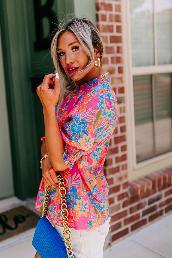 Amalfi Spritz Shift Top Image - 3