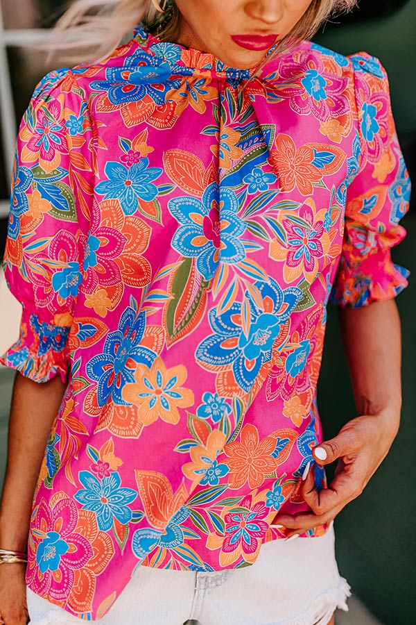 Amalfi Spritz Shift Top Image - 5