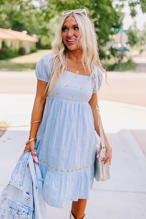 Daily Obsession Embroidered Dress