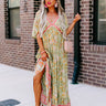 Under The Willow Tree Floral Maxi In Sage Image - 1