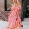 Under The Willow Tree Floral Maxi In Pink Image - 1