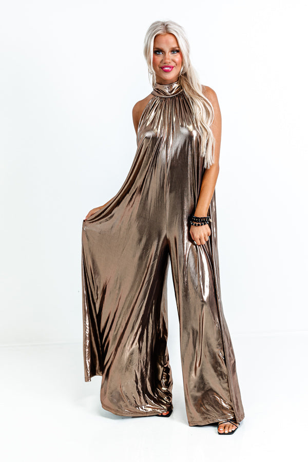 Amazing Views Metallic Jumpsuit Image - 1