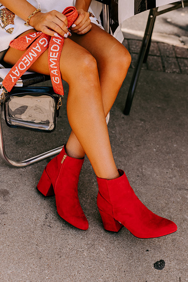 The Bristol Faux Suede Bootie Image - 2